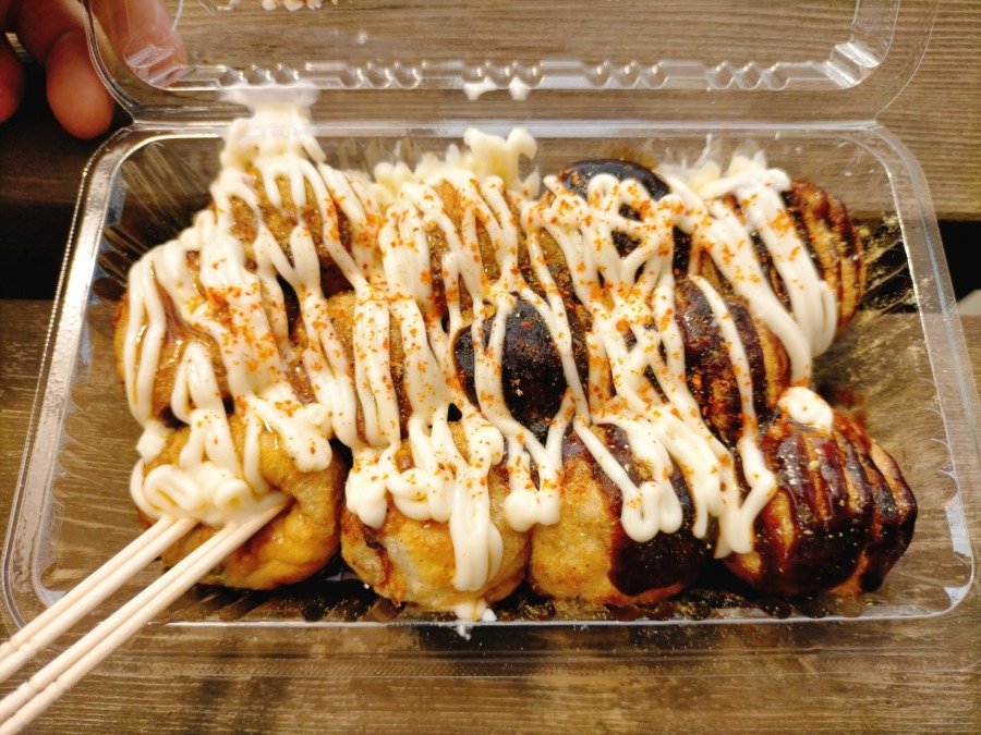 食べ比べにはお好きな味を2種類から選べるたこ焼きハーフで決まり!たこ二番(たこにばん)(田川/たこ焼き)